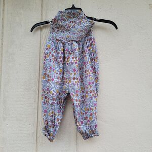 Old Navy Romper girls sz 3T ditzy floral print halter